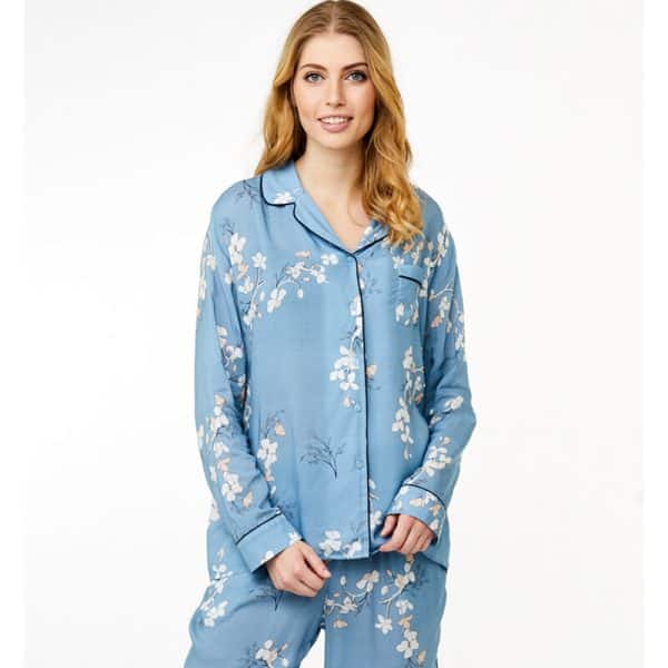 Ccdk Josephine Pyjamas Skjorte 622537 4393 Blå, Størrelse: M, Farve: Blå, Dame