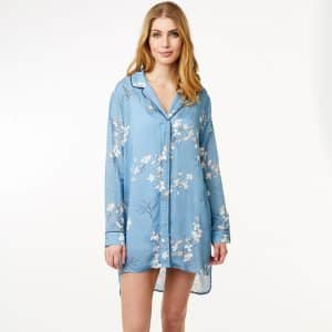Ccdk Siv Pyjamas Skjorte 622539 4393 Blå, Størrelse: XS, Farve: Blå, Dame