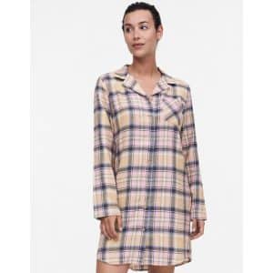Femilet Heat Natkjole Fn3840 0pu Tartan, Størrelse: 38, Farve: Tartan, Dame