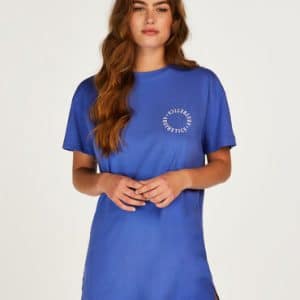 Hunkemöller Nat-T-shirt med rund hals blå