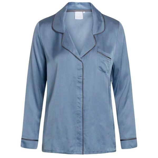 CCDK - Josephine dame natskjorte - Blå - Str. 2XL