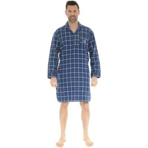 Pyjamas / Natskjorte Christian Cane CHEMISE DE NUIT BLEU DORIAN