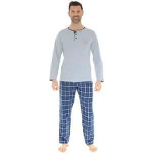 Pyjamas / Natskjorte Christian Cane PYJAMA LONG GRIS DORIAN