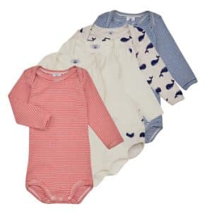 Pyjamas / Natskjorte Petit Bateau BODY US ML BALEINE PACK X5