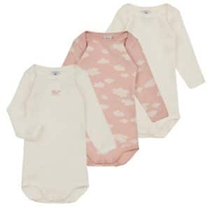 Pyjamas / Natskjorte Petit Bateau BODY US ML CLOUDY PACK X3