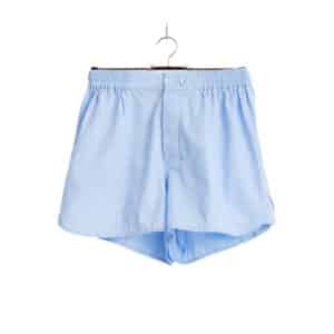 Outline Pyjama natshorts - Soft blue