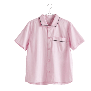 Outline Pyjama S/S natskjorte - Soft Pink